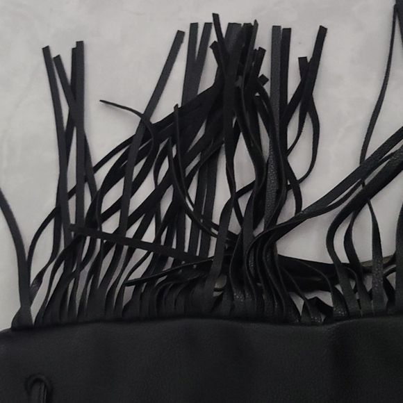 Victoria's Secret Drawstring Faux Leather Backpack - Picture 4 of 15